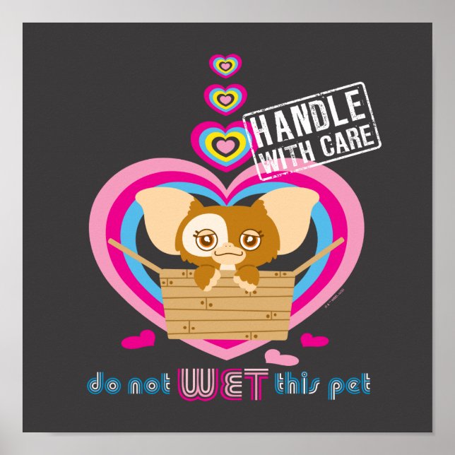 Póster Gizmo | No Ocasionar Este Mascota (Frente)