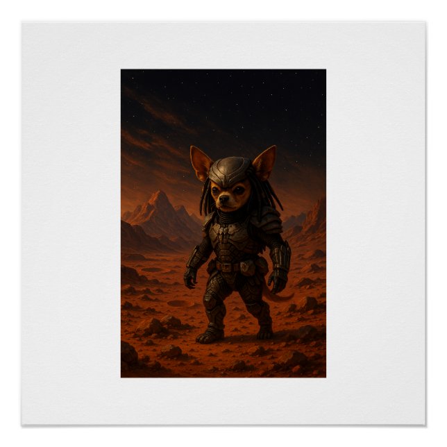 Póster Gizmo the Predator on Mars (Anverso)