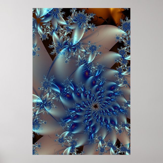 Póster Glacial. (Frente)