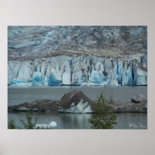 Póster Glaciar Alaska