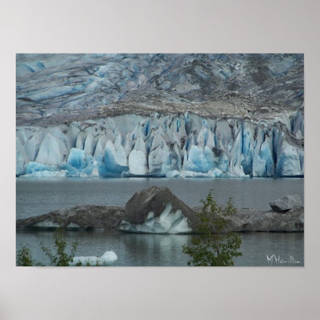 Póster Glaciar Alaska (Frente)