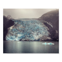 Glaciar Alaska oscuro y dramático | POSTER