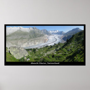 Póster Glaciar Aletsch, Suiza