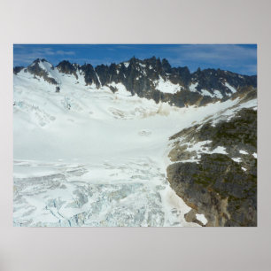 Póster Glaciar de Alaskan