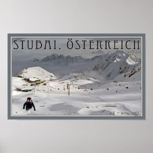 Póster Glaciar de Stubai