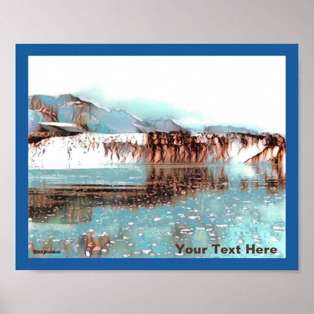 Póster Glaciar marino (Frente)