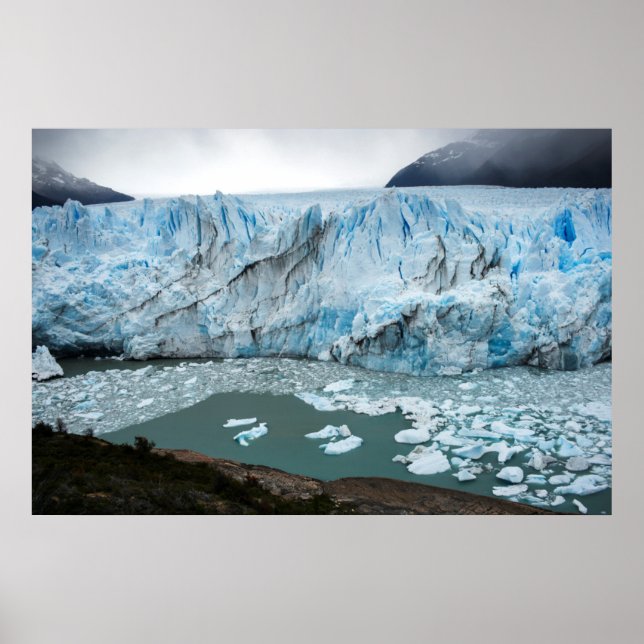 Póster Glaciar Moreno Y Lago Argentino (Frente)