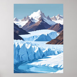 Póster Glaciar Perito Moreno