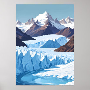 Póster Glaciar Perito Moreno