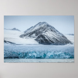 Póster Glaciar Spitsbergen Svalbard