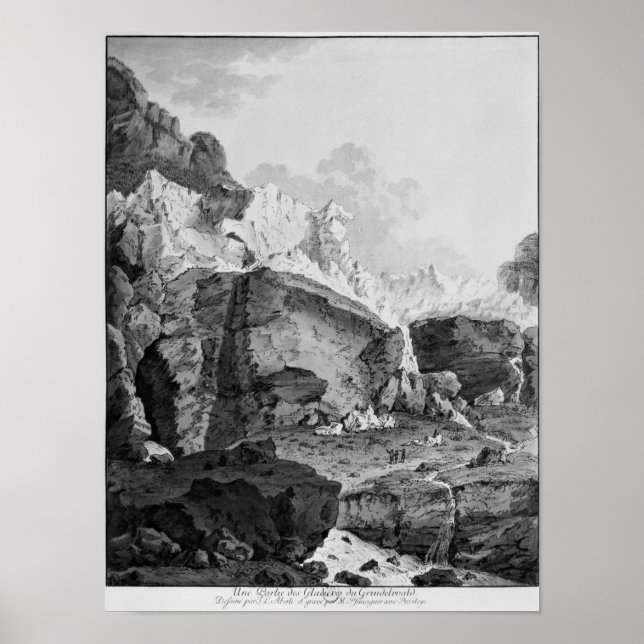 Póster Glaciares de Grindelwald (Frente)