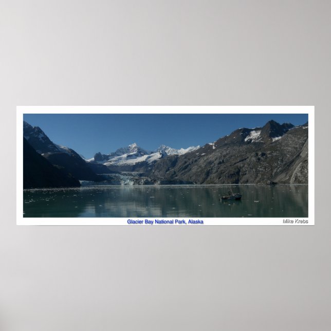 Póster Glacier Bay, Alaska (Frente)