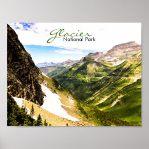 Póster Glacier National Park Poster