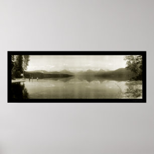 Póster Glacier Park MT Photo 1916