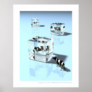 Póster Glaçons - Icecubes