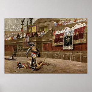 Póster Gladiadores romanos antiguos