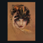 Póster Glam by rolf armstrong<br><div class="desc">poster de cine de época</div>