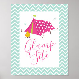 Póster Glam Camp Spa Makasing Cumpleaños