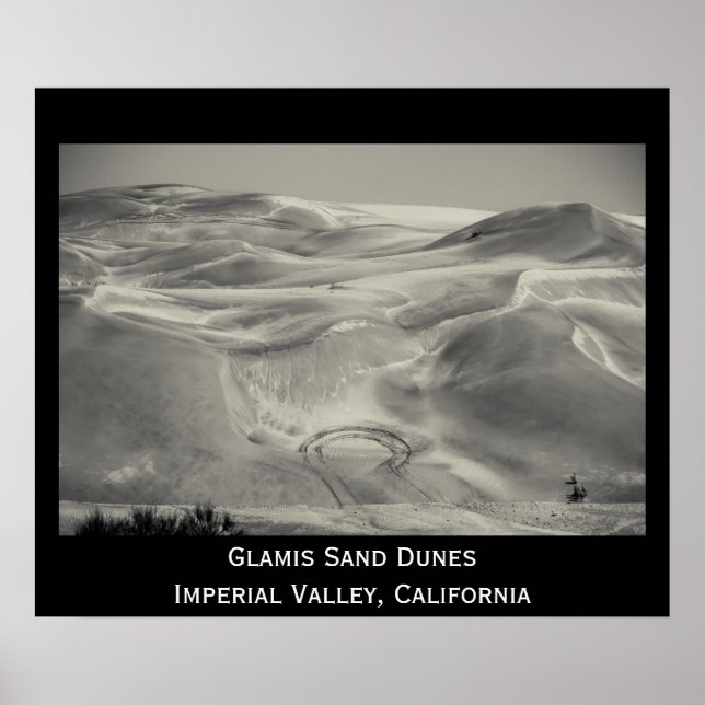Póster Glamis Sand Dunes Desert Imperial Valley Foto (Frente)