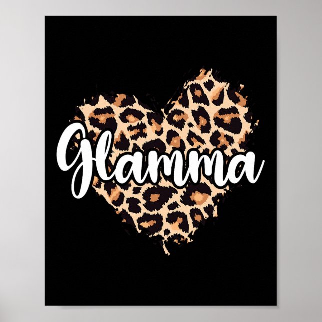 Póster Glamma Leopard (Frente)