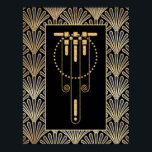 Póster Glamoroso Poster Art Deco.<br><div class="desc">Si elige descargar, Su tienda Walgreen local hace posters de su descarga en diferentes tamaños y en varias texturas a un precio muy bueno. A veces con un descuento. Un consejo de mi amigo estadounidense. Para el Reino Unido, véase "Digital Printing" en línea. Aquí hay otro poster de Arte Deco...</div>