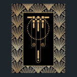 Póster Glamoroso Poster Art Deco.<br><div class="desc">Si elige descargar, Su tienda Walgreen local hace posters de su descarga en diferentes tamaños y en varias texturas a un precio muy bueno. A veces con un descuento. Un consejo de mi amigo estadounidense. Para el Reino Unido, véase "Digital Printing" en línea. Aquí hay otro poster de Arte Deco...</div>
