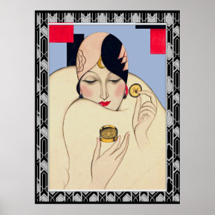 Póster Glamour Art Deco