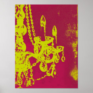 Póster Glamour candelabro ~ Imprimir / Poster
