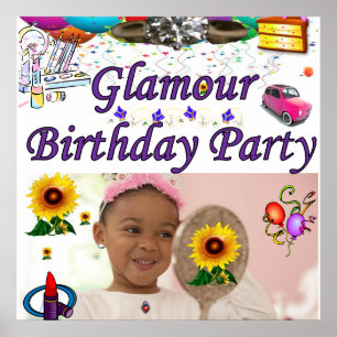 Póster Glamour Fiesta Poster Matte