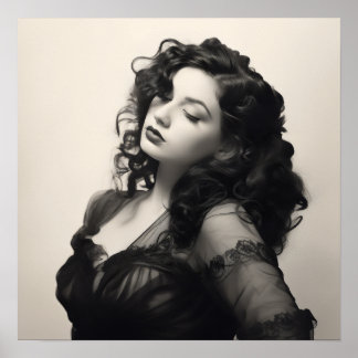 Póster Glamour in Grootte: Curvy Dames | Poster print