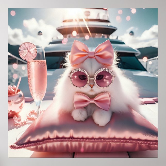 Póster Glamour moda de lujo foto de estilo de vida (Frente)