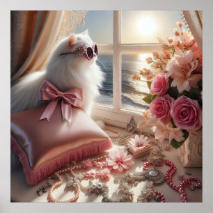 Póster Glamour moda de lujo foto de estilo de vida