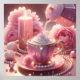 Póster Glamour moda de lujo foto de estilo de vida