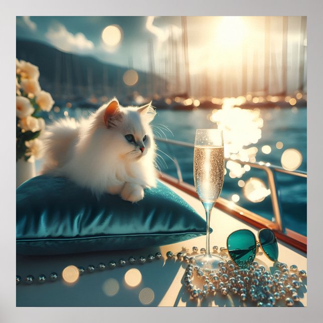 Póster Glamour moda de lujo foto de estilo de vida (Frente)