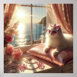 Póster Glamour moda de lujo foto de estilo de vida