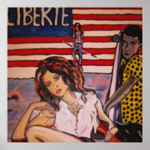 Glamour Urbano: Retrato PopArt Moderno