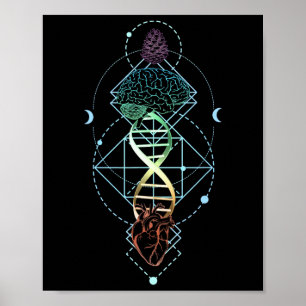 Póster Glándula Pineal Piña Tercer Ojo Apertura Mental Es