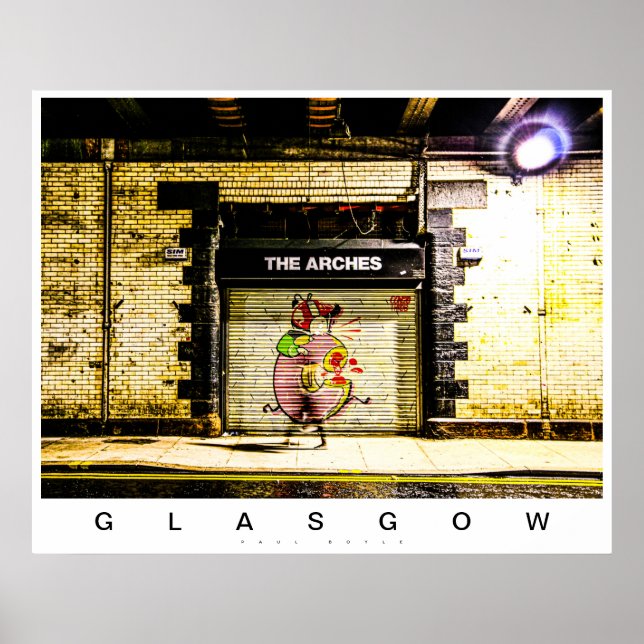 Póster Glasgow Club (Frente)