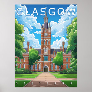 Póster Glasgow, Escocia