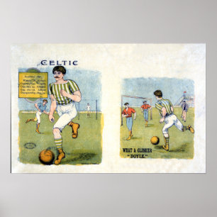Póster Glasgow FC céltico, 1894
