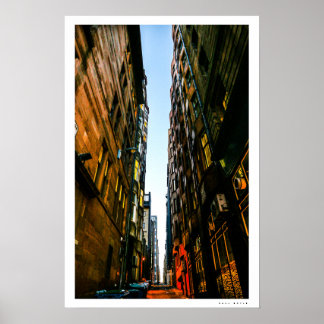 Póster Glasgow Lane