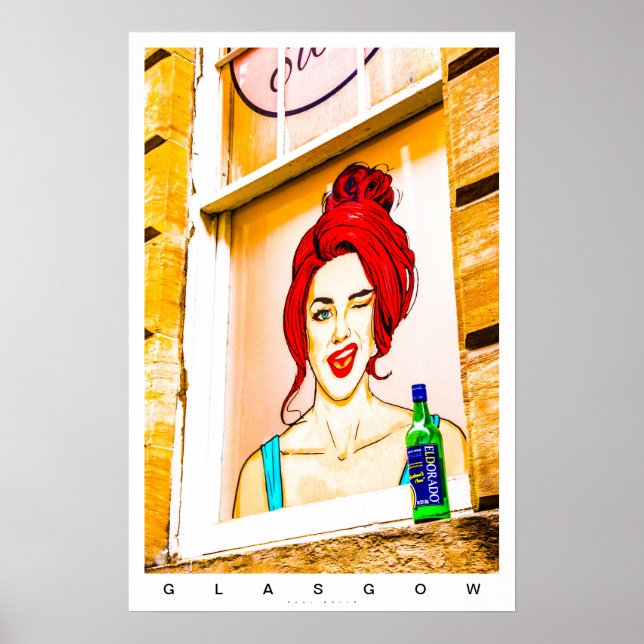 Póster Glasgow Lane (Frente)