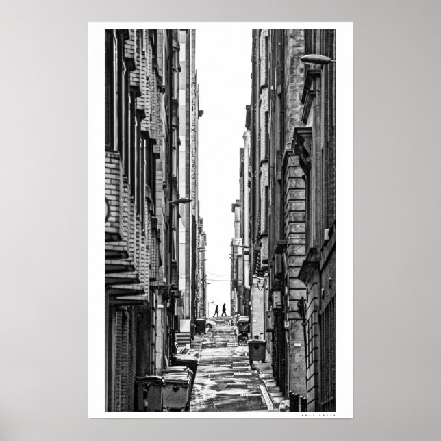 Póster Glasgow Lane (Frente)