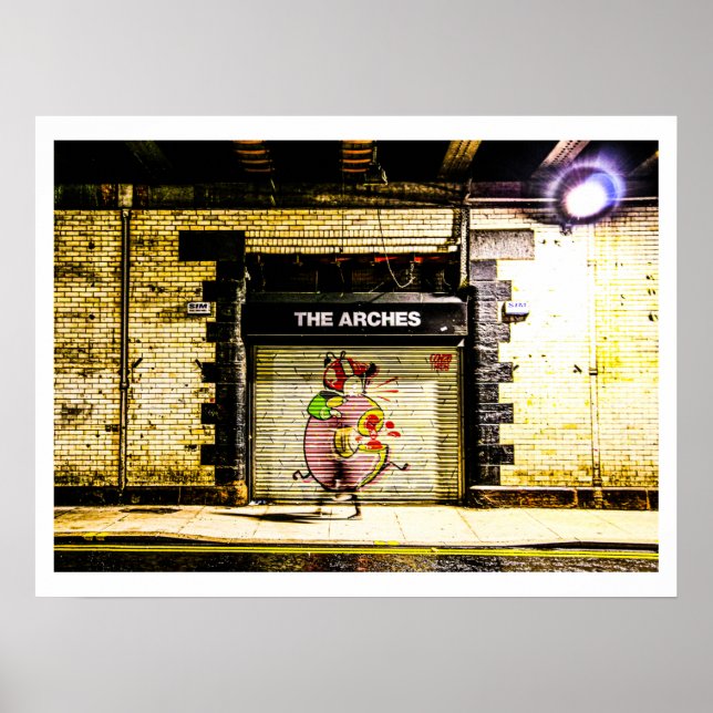 Póster Glasgow street scene (Frente)