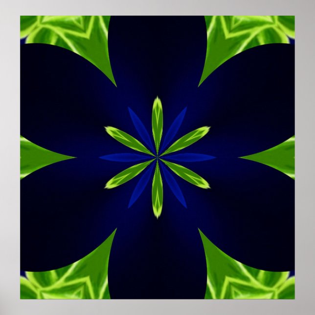 PÓSTER GLASS FLOWER (Frente)