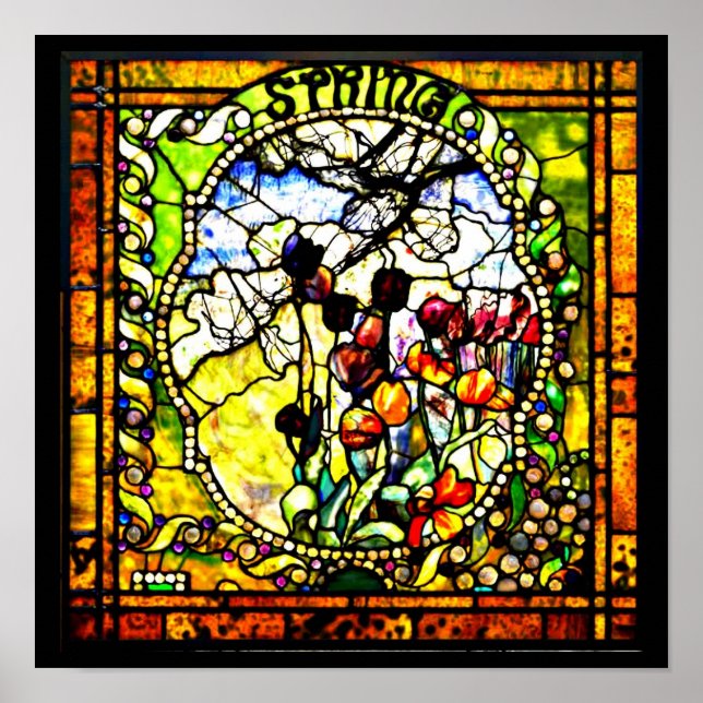 Póster Glass-Louis Tiffany 101 (Frente)