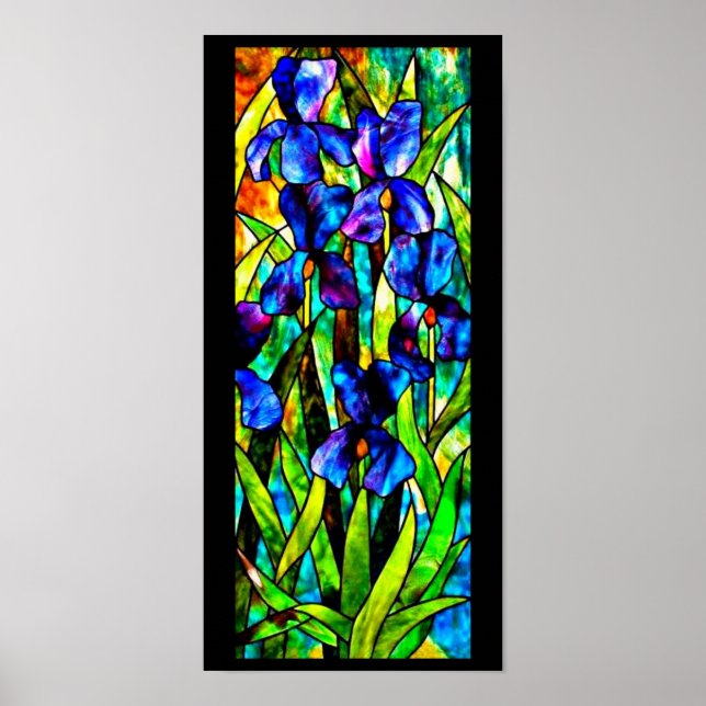 Póster Glass-Louis Tiffany 107 (Frente)