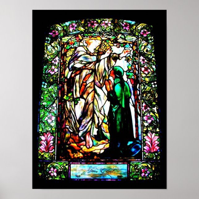 Póster Glass-Louis Tiffany 111 (Frente)