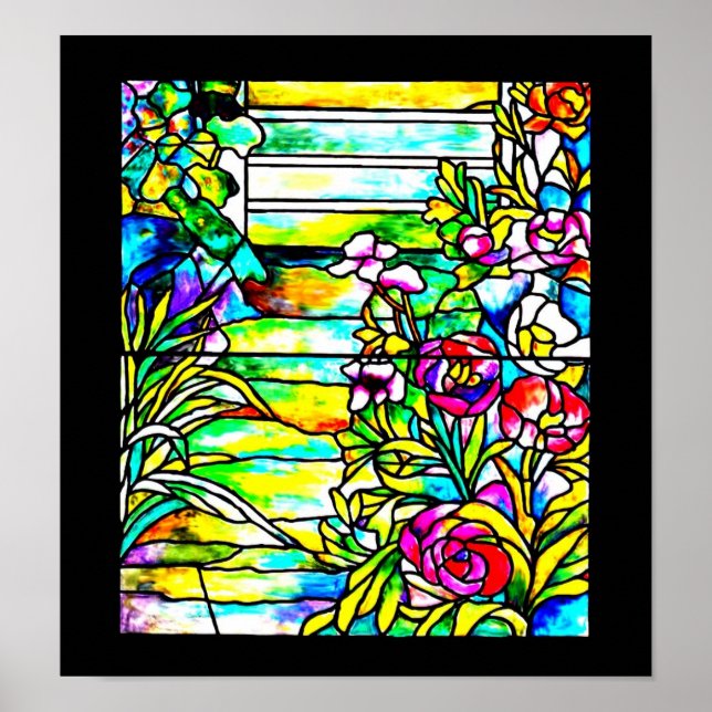 Póster Glass-Louis Tiffany 112 (Frente)