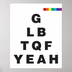 Póster ¡GLBTQF sí!